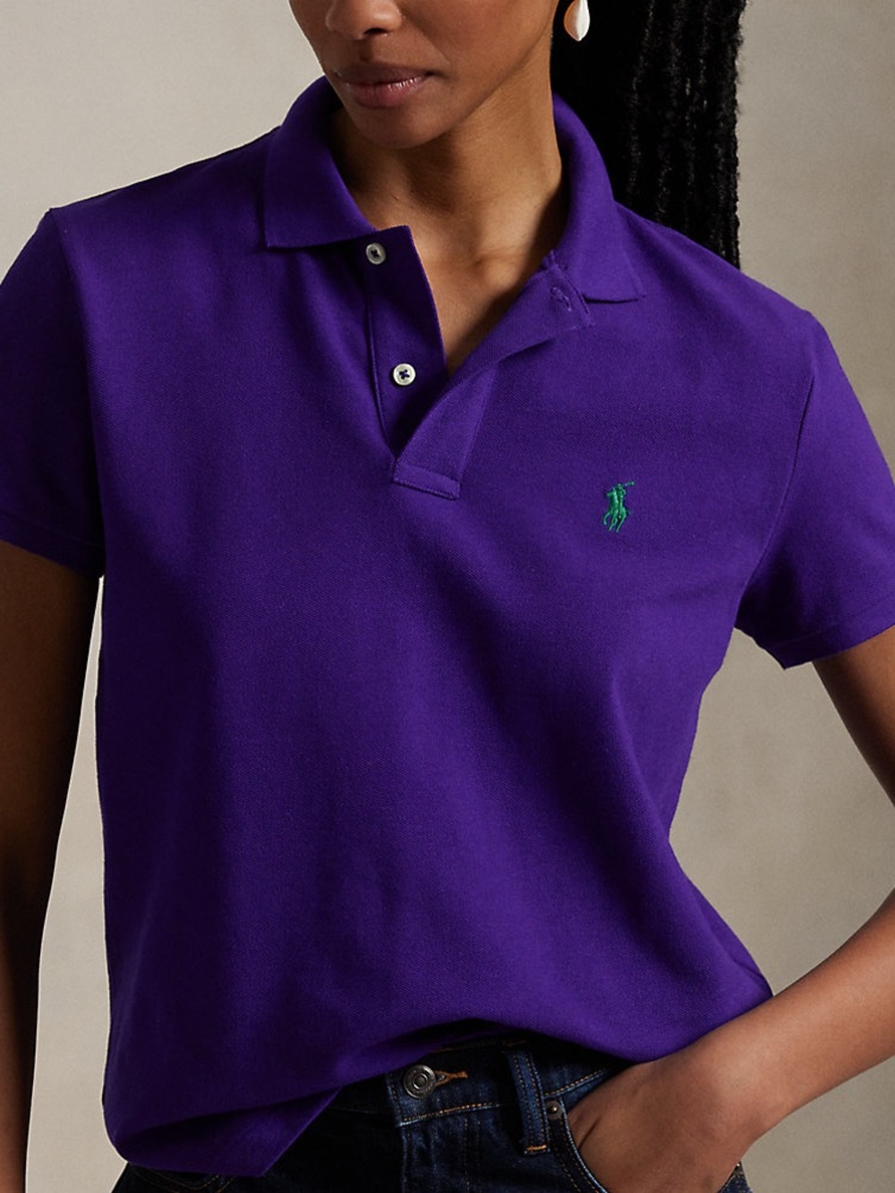 Polo by Ralph Lauren Purple Short-Sleeve Classic Polo
